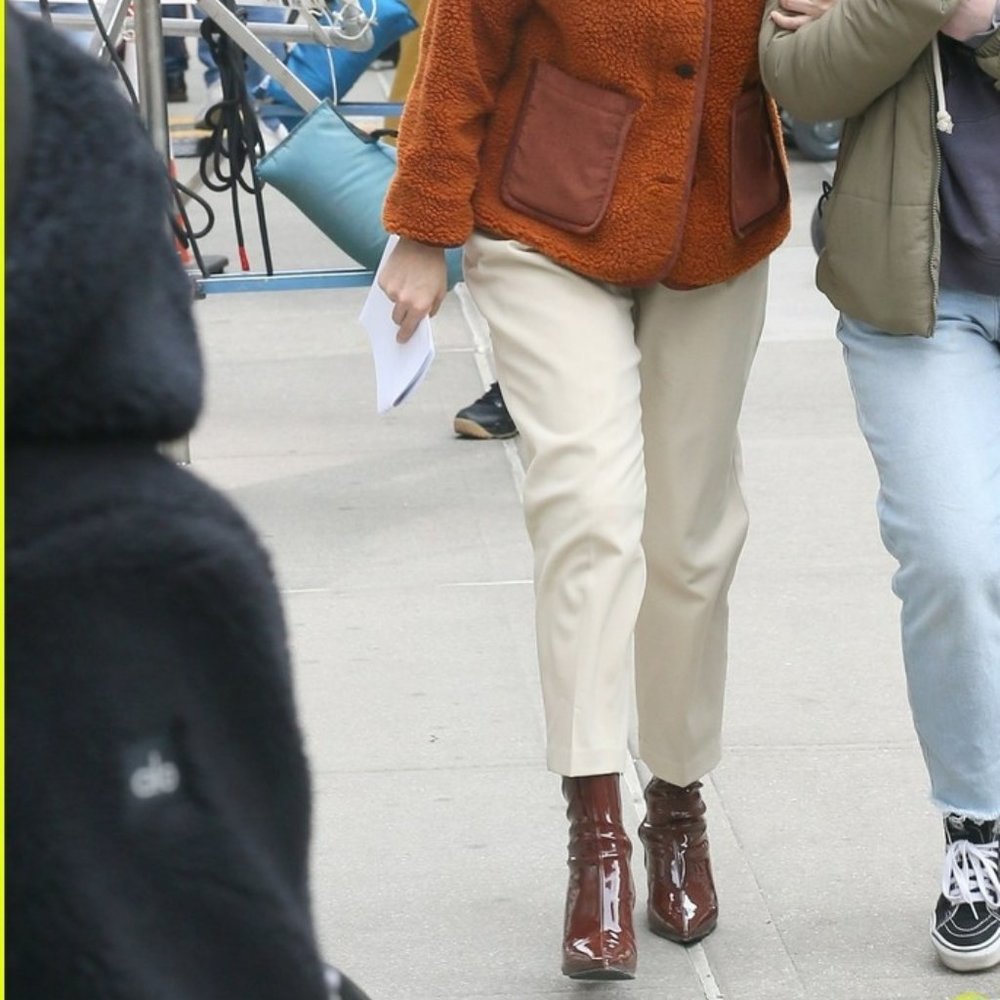 Steve Madden Petraz Cognac Patent Booties - Picture 16 of 17